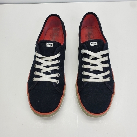 Keds Coursa Womens Shoes Blue 8.5 M Canvas Lace Up Low Top Tennis Sneakers - Picture 6 of 16